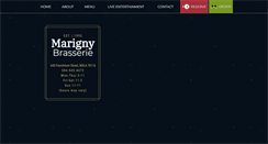 Desktop Screenshot of marignybrasserie.com